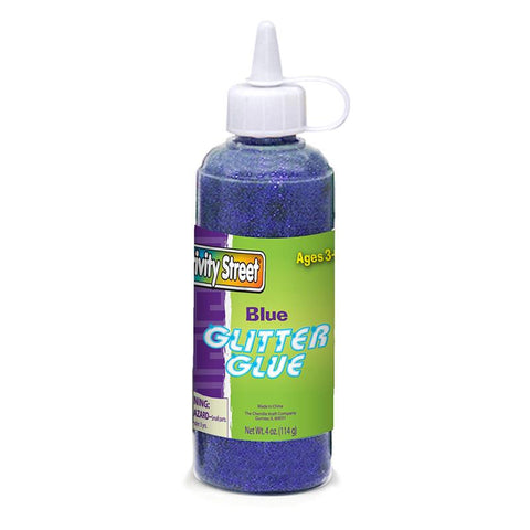 GLITTER GLUE BLUE 4 OZ