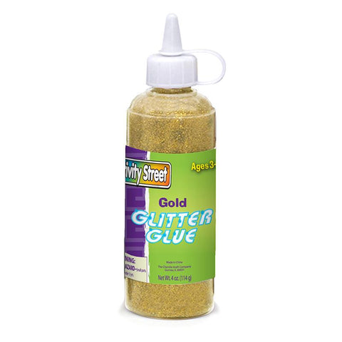 GLITTER GLUE GOLD 4 OZ