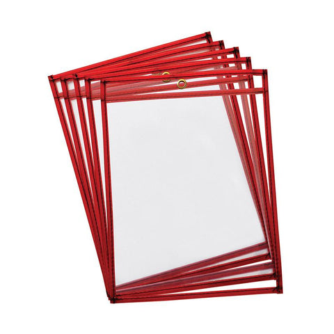 REUSABLE DRY ERASE POCKETS 10PK