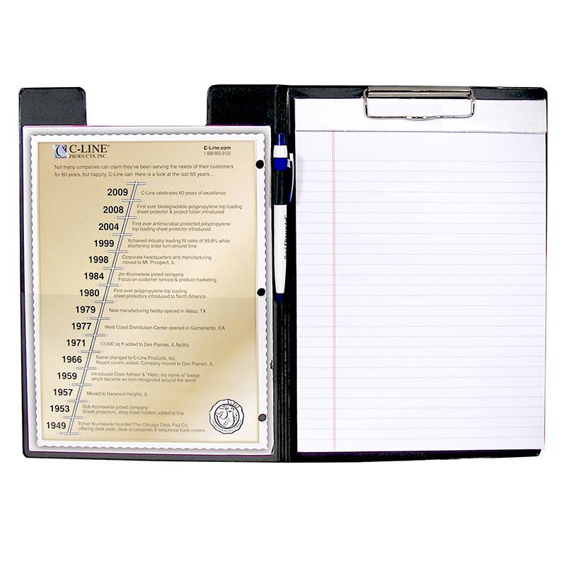 C LINE CLIPBOARD FOLDER BLACK