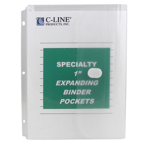 BINDER POCKET 10PK HOOK & LOOP