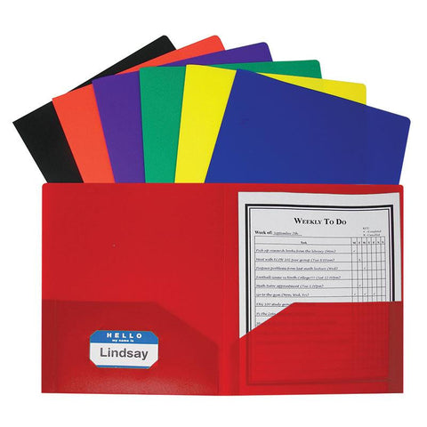 TWO POCKET POLY PORTFOLIOS 36-BOX