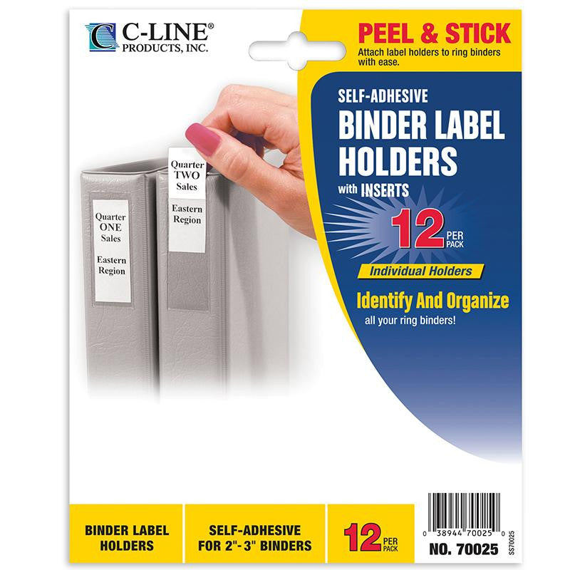 BINDER LABELS 1 3-4X3 1-4IN SELF