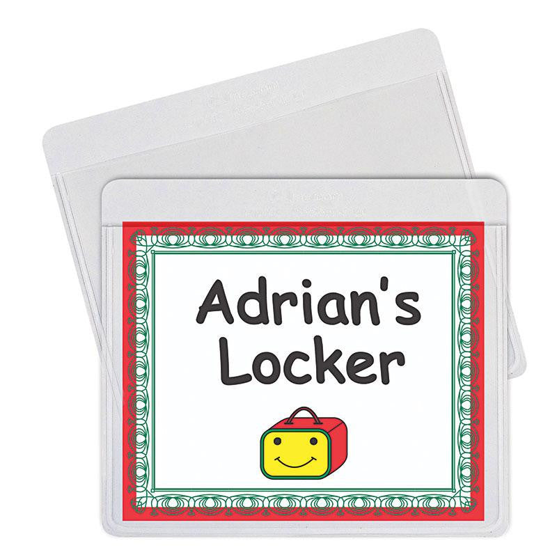 SELF ADHESIVE LABELING POCKETS