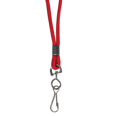 C LINE RED STD LANYARD WITH SWIVEL