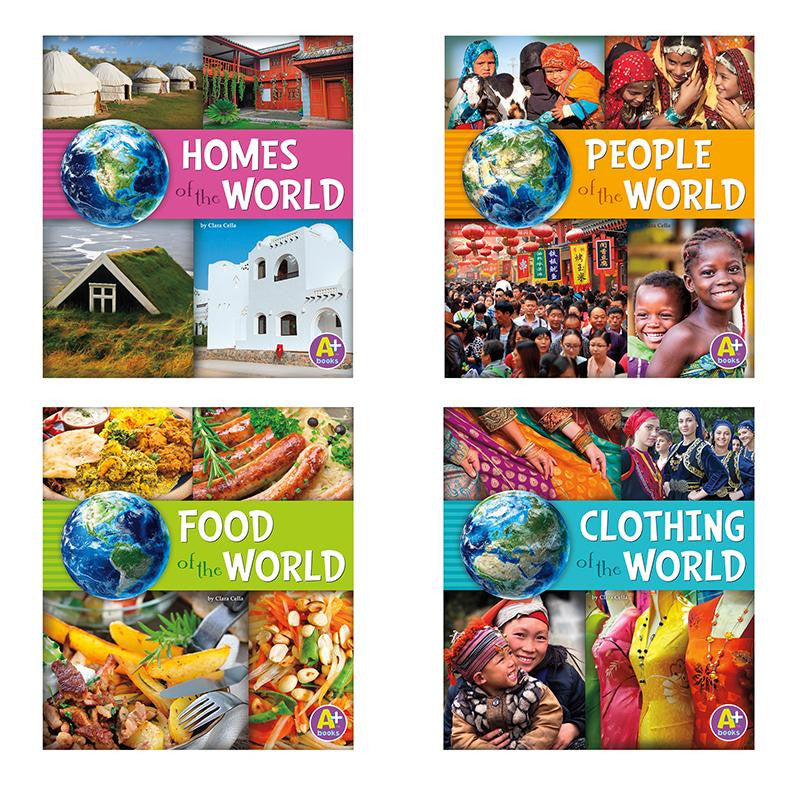 GO GO GLOBAL BOOK SET OF 4