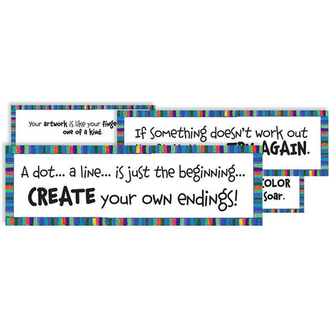 ART MOTIVATION DISPLAY CARDS