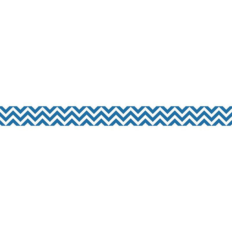 BLUE CHEVRON BORDER