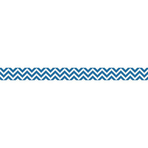 BLUE CHEVRON BORDER