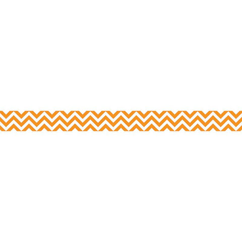 ORANGE CHEVRON BORDER