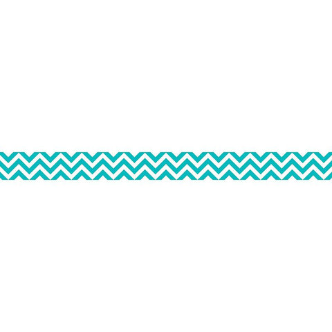 TURQUOISE CHEVRON BORDER