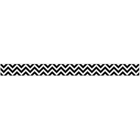 BLACK CHEVRON BORDER