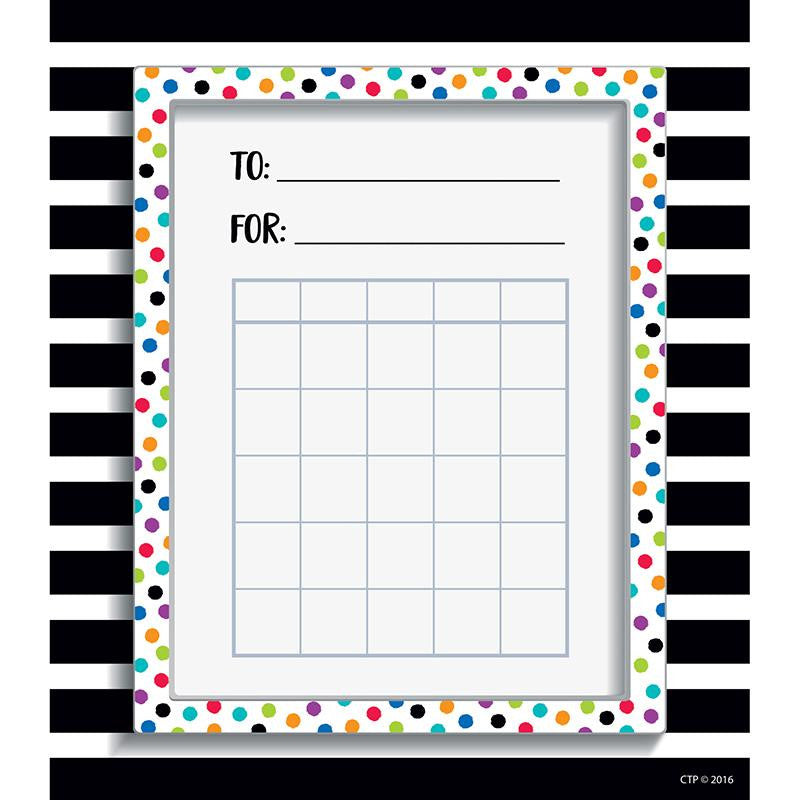 SPOT-STRIPE STUDENT INCENTIVE CHART