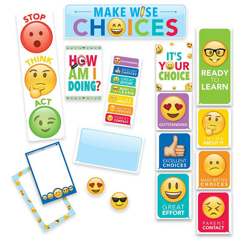 EMOJI FUN BEHAVIOR CHART MINI BBS