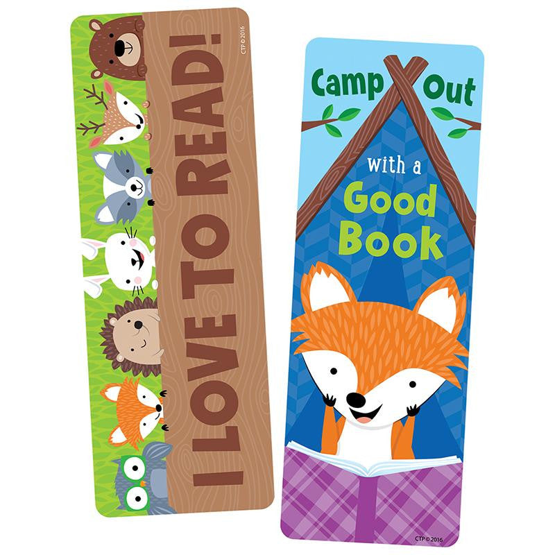 CAMP OUT WITH A GOOD BOOK BOOKMARK