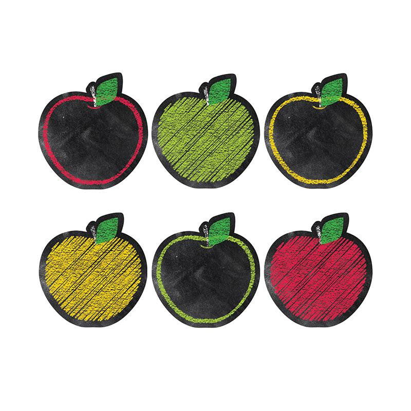 CHALK IT UP APPLES 6IN DESIGNER CUT