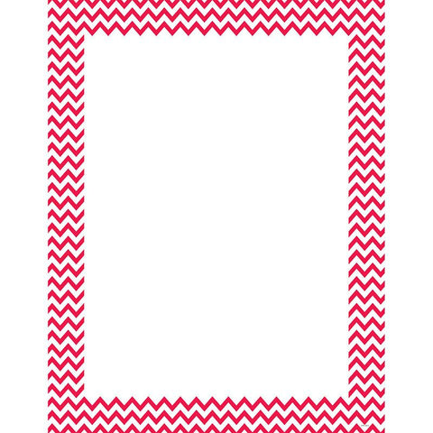 POPPY RED CHEVRON CHART