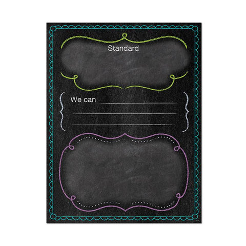 LEARNING STANDARDS CHART - CHALK