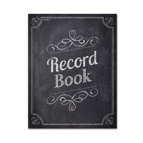 CHALK IT UP RECORD BOOK