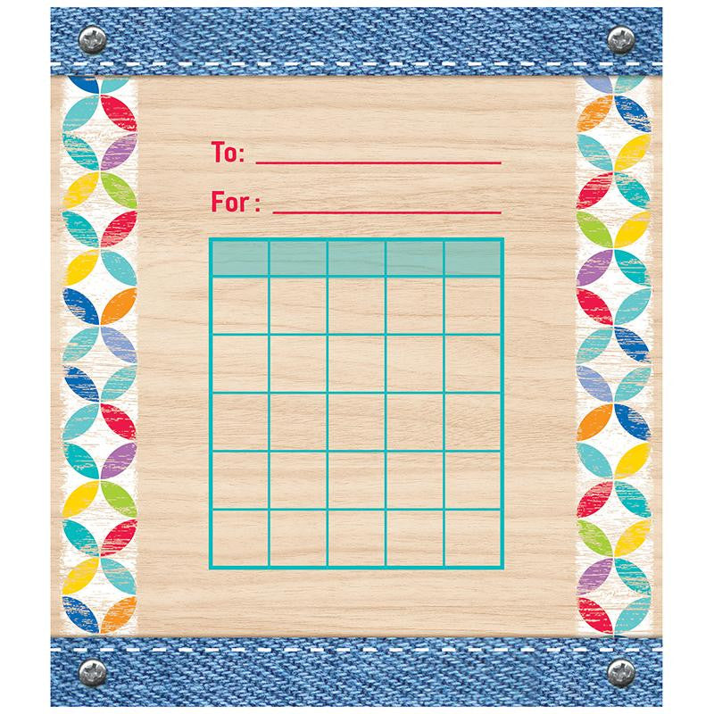 STUDENT INCENTIVE CHART UPCYCLE