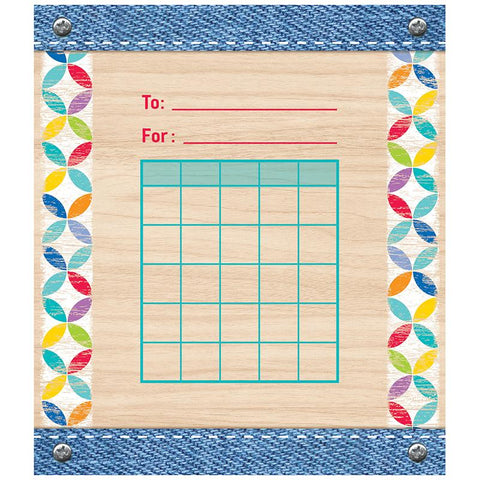 STUDENT INCENTIVE CHART UPCYCLE