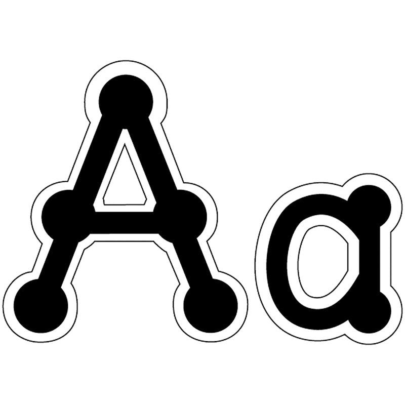 LETTERS DOT-TO-DOT UPPERCASE BLACK