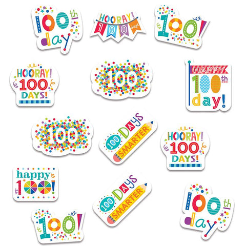 HAPPY 100TH DAY REWARD STICKERS