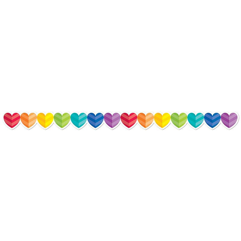 RAINBOW HEARTS BORDER