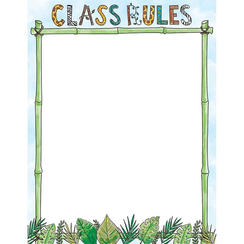 SAFARI FRIENDS CLASS RULES CHART