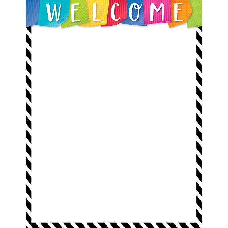 BOLD BRIGHT WELCOME CHART