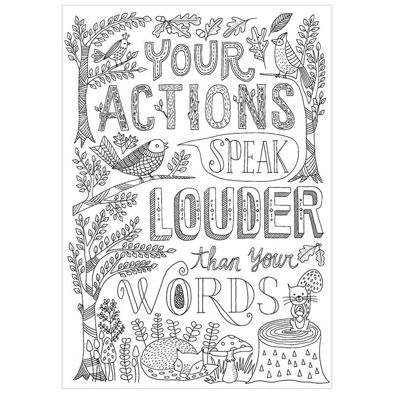 YOUR ACTIONS INSPIRE U POSTER