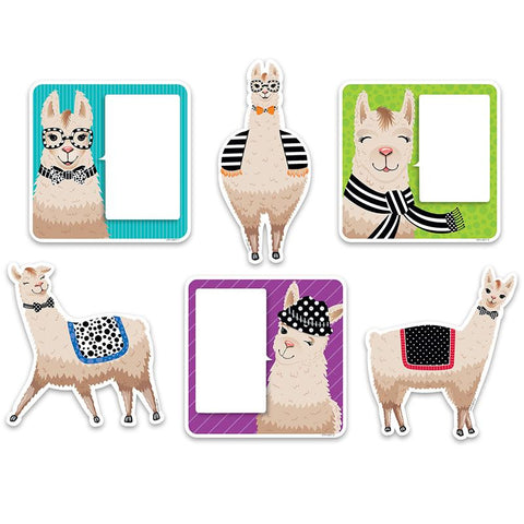 6IN BOLD BRIGHT LLAMAS CUTOUTS