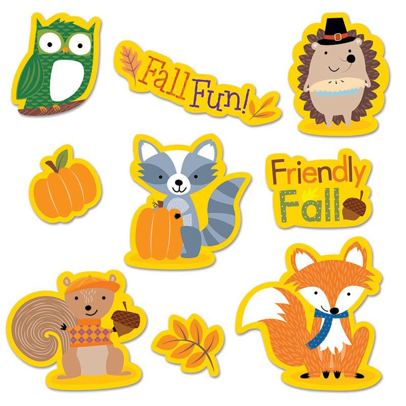 FALL WOODLAND FRIENDS STICKERS