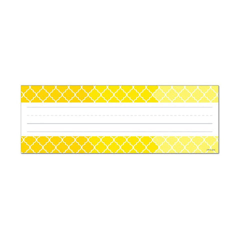 OMBRE YELLOW MOROCCAN NAME PLATES