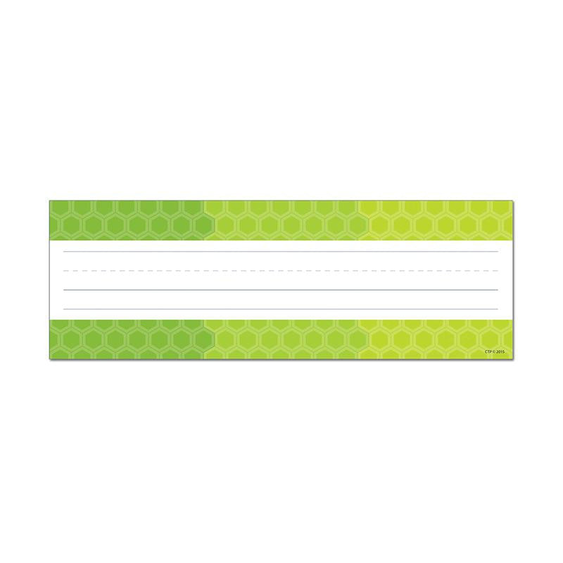 OMBRE LIME GREEN HEXAGONS NAME