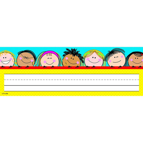 SMILING STICK KIDS NAME PLATES