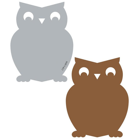 OWL 3IN CALENDAR CUT OUTS