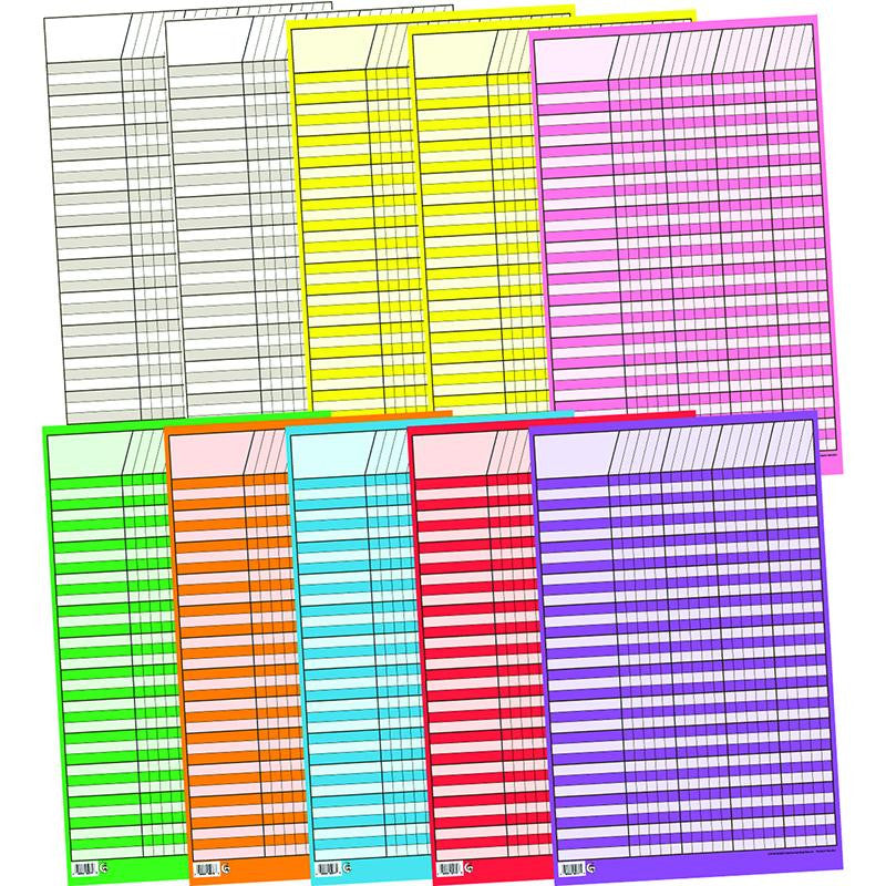 CHART INCENTIVE SMALL 10-PK 14 X 22