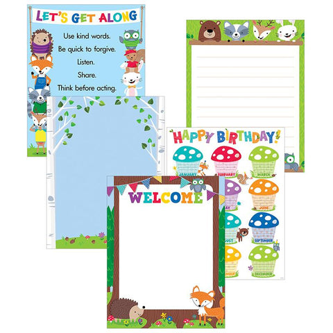 WOODLAND FRIENDS 5 POSTER PACK