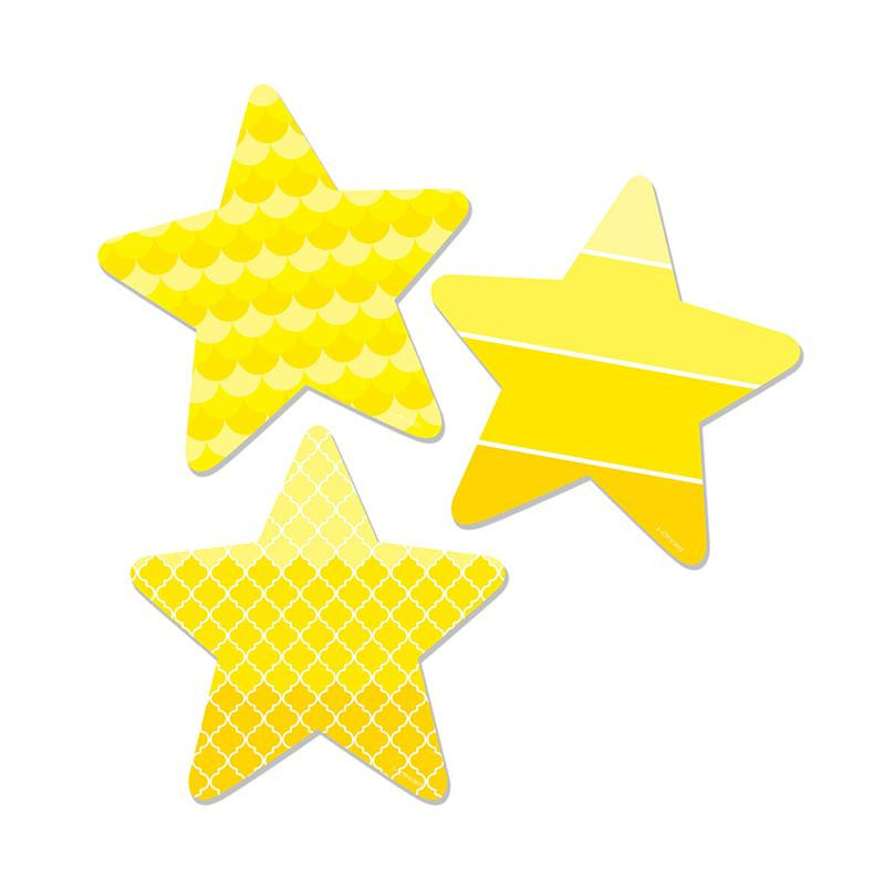 STARS 6IN DESIGNER CUT OUTS - PAINT