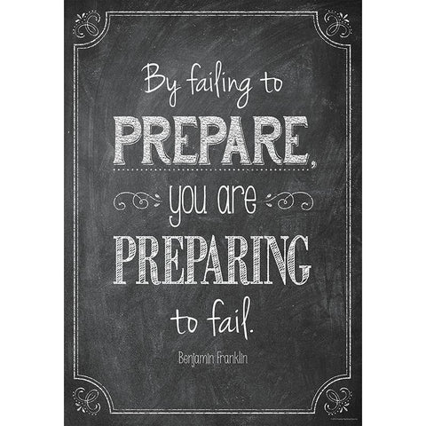 BY FAILING TO PREPARE POSTER