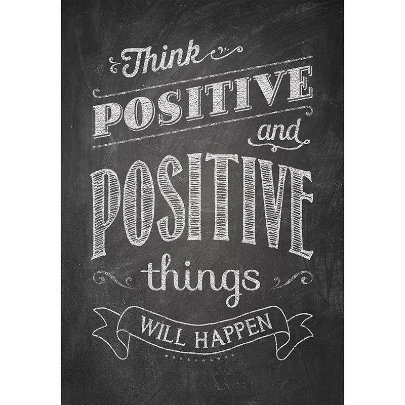 THINK POSITIVE AND POSITIVE POSTER