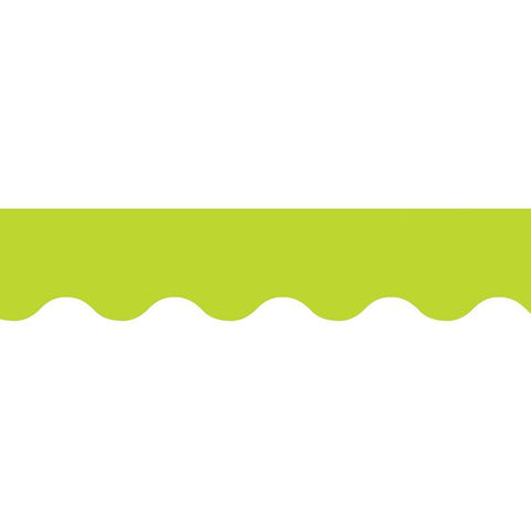 LIME GREEN WAVY BORDER