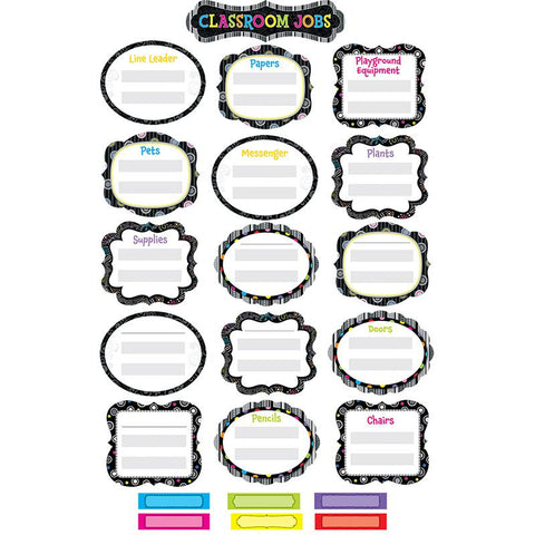 BLACK AND WHITE CLASSROOM JOBS MINI