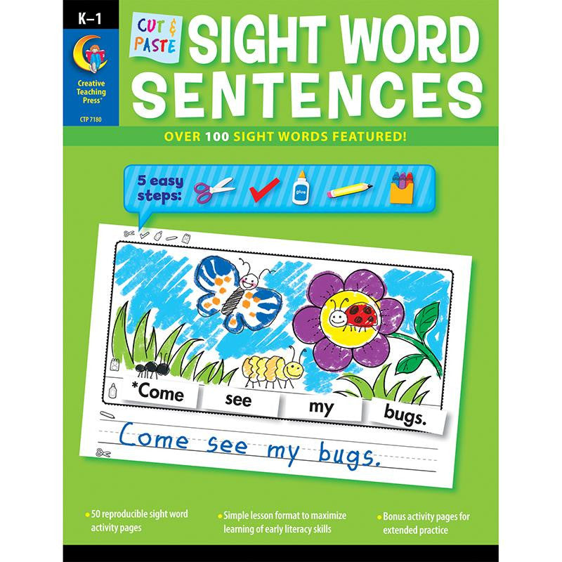 CUT & PASTE SIGHT WORDS SENTENCES