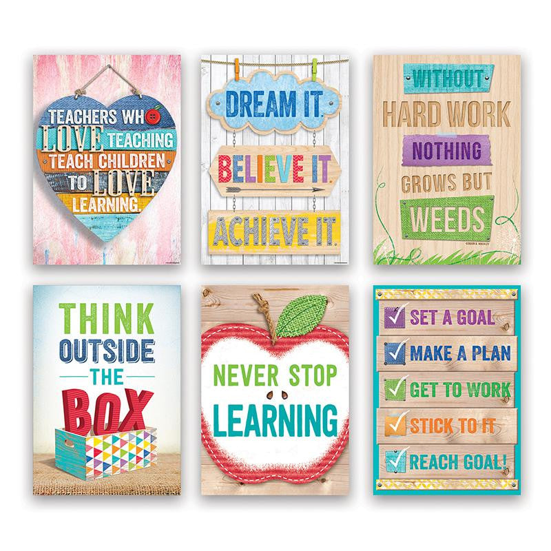 UPCYCLE INSPIRE U 6 POSTER PACK