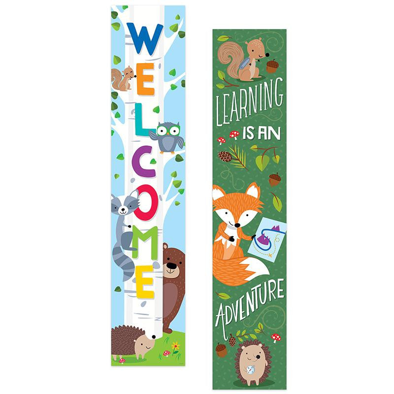 WOODLAND FRIENDS 2 SIDED BANNER