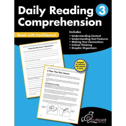 GR3 READING COMPREHENSION WORKBOOK