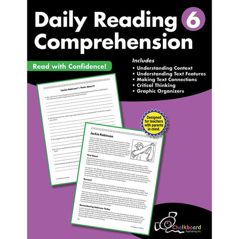 GR6 READING COMPREHENSION WORKBOOK