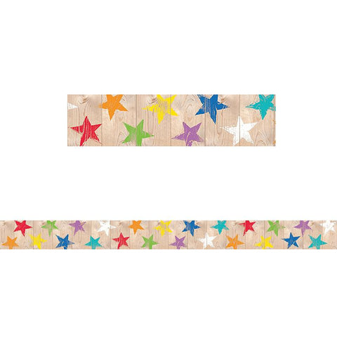 RUSTIC STARS BORDER UPCYCLE STYLE